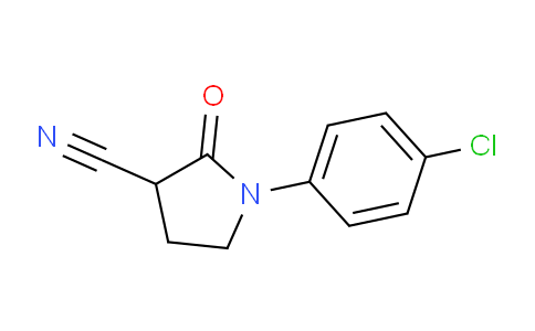 CAS No. 930298-99-0, 1-(4-Chlorophenyl)-2-oxopyrrolidine-3-carbonitrile