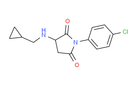 CAS No. 1415719-04-8, 1-(4-Chlorophenyl)-3-((cyclopropylmethyl)amino)pyrrolidine-2,5-dione