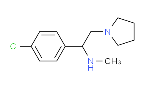 CAS No. 170119-33-2, 1-(4-Chlorophenyl)-N-methyl-2-(pyrrolidin-1-yl)ethanamine