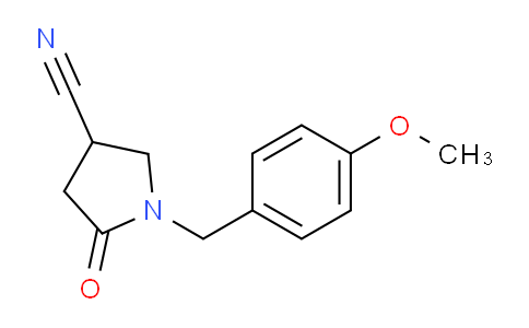 CAS No. 1017446-51-3, 1-(4-Methoxybenzyl)-5-oxopyrrolidine-3-carbonitrile