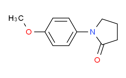 CAS No. 30425-47-9, 1-(4-Methoxyphenyl)pyrrolidin-2-one