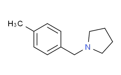CAS No. 91562-62-8, 1-(4-Methylbenzyl)pyrrolidine