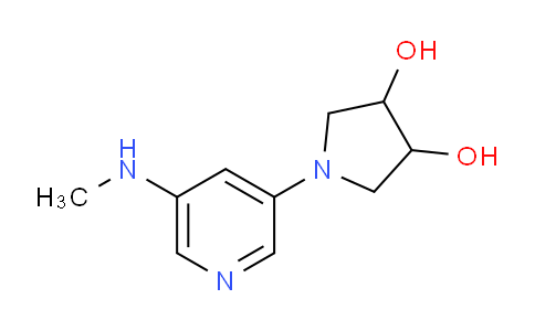 CAS No. 1700204-80-3, 1-(5-(Methylamino)pyridin-3-yl)pyrrolidine-3,4-diol