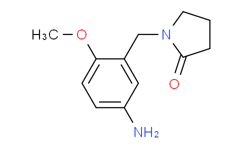 CAS No. 887405-47-2, 1-(5-Amino-2-methoxybenzyl)pyrrolidin-2-one