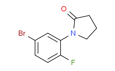 CAS No. 628692-07-9, 1-(5-Bromo-2-fluorophenyl)pyrrolidin-2-one