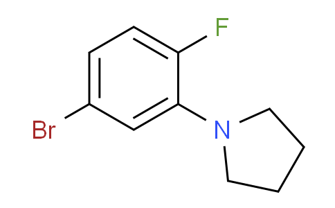 CAS No. 1280786-82-4, 1-(5-Bromo-2-fluorophenyl)pyrrolidine