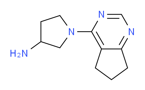 CAS No. 1340266-49-0, 1-(6,7-Dihydro-5H-cyclopenta[d]pyrimidin-4-yl)pyrrolidin-3-amine