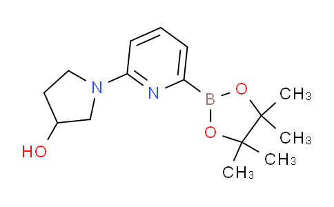 CAS No. 1310383-03-9, 1-(6-(4,4,5,5-Tetramethyl-1,3,2-dioxaborolan-2-yl)pyridin-2-yl)pyrrolidin-3-ol