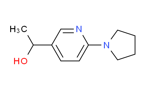 CAS No. 1355178-82-3, 1-(6-(Pyrrolidin-1-yl)pyridin-3-yl)ethanol