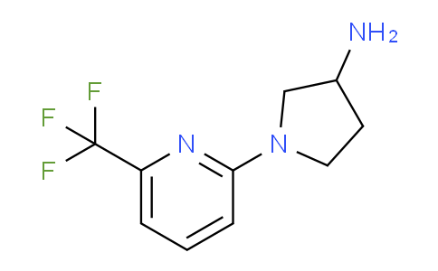 CAS No. 1251125-95-7, 1-(6-(Trifluoromethyl)pyridin-2-yl)pyrrolidin-3-amine