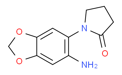 CAS No. 948007-47-4, 1-(6-Aminobenzo[d][1,3]dioxol-5-yl)pyrrolidin-2-one