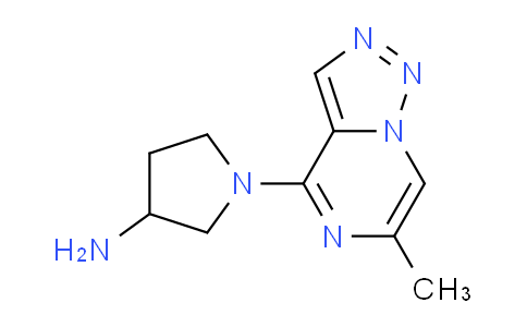 CAS No. 1707394-61-3, 1-(6-Methyl-[1,2,3]triazolo[1,5-a]pyrazin-4-yl)pyrrolidin-3-amine