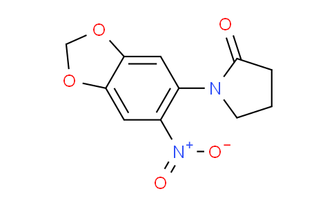 CAS No. 936075-72-8, 1-(6-Nitrobenzo[d][1,3]dioxol-5-yl)pyrrolidin-2-one