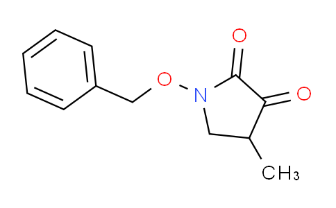 CAS No. 130865-70-2, 1-(Benzyloxy)-4-methylpyrrolidine-2,3-dione