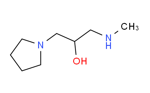 CAS No. 756520-80-6, 1-(Methylamino)-3-(pyrrolidin-1-yl)propan-2-ol