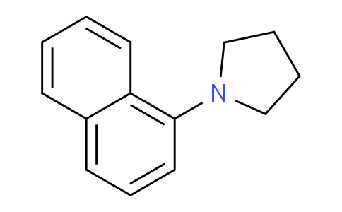 CAS No. 82238-92-4, 1-(Naphthalen-1-yl)pyrrolidine
