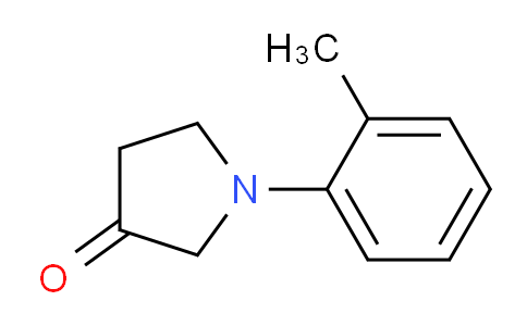 CAS No. 1096352-91-8, 1-(o-Tolyl)pyrrolidin-3-one