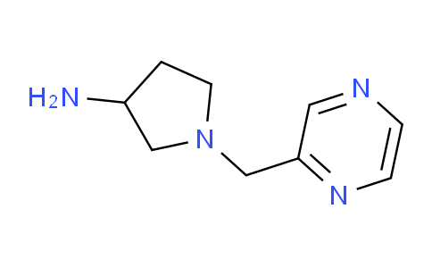 CAS No. 1251222-69-1, 1-(Pyrazin-2-ylmethyl)pyrrolidin-3-amine