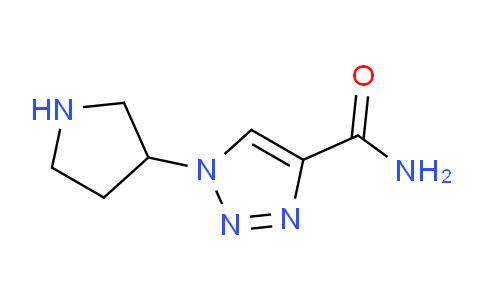 CAS No. 1707594-42-0, 1-(Pyrrolidin-3-yl)-1H-1,2,3-triazole-4-carboxamide