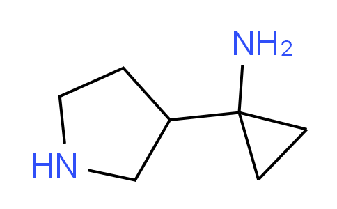 CAS No. 107286-29-3, 1-(Pyrrolidin-3-yl)cyclopropanamine
