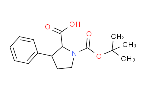 CAS No. 143979-44-6, 1-(tert-Butoxycarbonyl)-3-phenylpyrrolidine-2-carboxylic acid