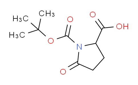 CAS No. 160401-16-1, 1-(tert-Butoxycarbonyl)-5-oxopyrrolidine-2-carboxylic acid