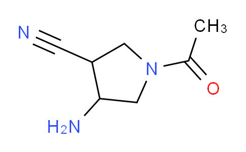 CAS No. 1244949-70-9, 1-Acetyl-4-aminopyrrolidine-3-carbonitrile