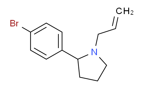 CAS No. 885275-21-8, 1-Allyl-2-(4-bromophenyl)pyrrolidine