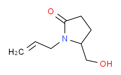 CAS No. 62401-18-7, 1-Allyl-5-(hydroxymethyl)pyrrolidin-2-one