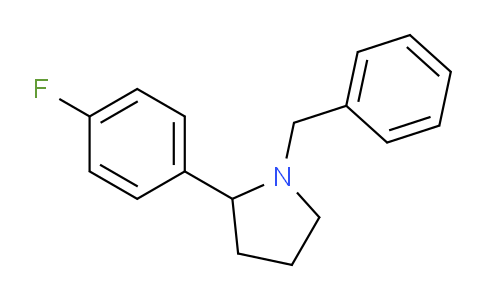 CAS No. 1224733-40-7, 1-Benzyl-2-(4-fluorophenyl)pyrrolidine