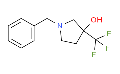 CAS No. 1211580-89-0, 1-Benzyl-3-(trifluoromethyl)pyrrolidin-3-ol