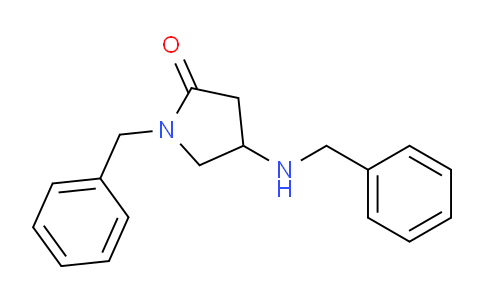 CAS No. 348636-05-5, 1-Benzyl-4-(benzylamino)pyrrolidin-2-one
