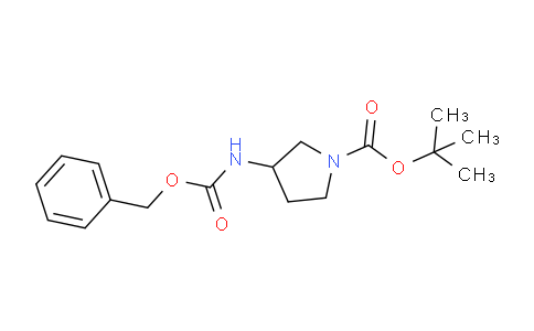CAS No. 325775-36-8, 1-Boc-3-Cbz-aminopyrrolidine