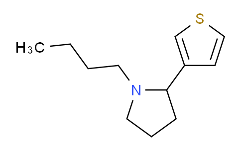 CAS No. 1355182-41-0, 1-Butyl-2-(thiophen-3-yl)pyrrolidine