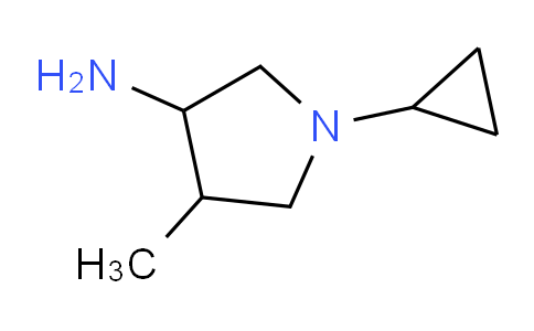 CAS No. 1384428-90-3, 1-Cyclopropyl-4-methylpyrrolidin-3-amine