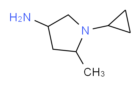 CAS No. 1384428-99-2, 1-Cyclopropyl-5-methylpyrrolidin-3-amine