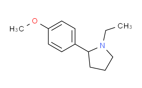 CAS No. 1109231-04-0, 1-Ethyl-2-(4-methoxyphenyl)pyrrolidine