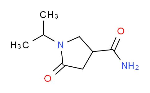 CAS No. 90152-93-5, 1-Isopropyl-5-oxopyrrolidine-3-carboxamide
