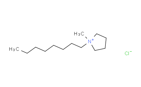 CAS No. 909398-60-3, 1-Methyl-1-octylpyrrolidin-1-ium chloride