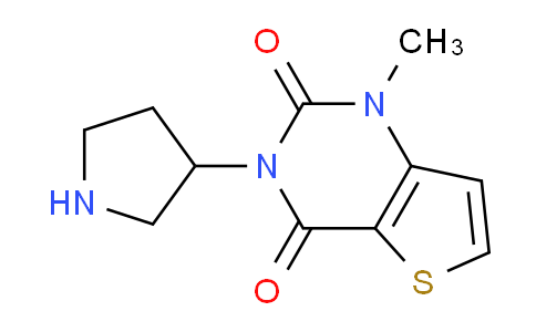 CAS No. 1708268-26-1, 1-Methyl-3-(pyrrolidin-3-yl)thieno[3,2-d]pyrimidine-2,4(1H,3H)-dione