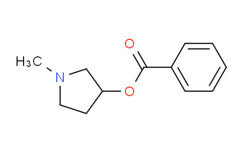 CAS No. 13220-17-2, 1-Methyl-3-pyrrolidinyl benzoate