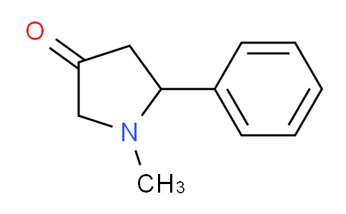 CAS No. 23770-12-9, 1-Methyl-5-phenylpyrrolidin-3-one