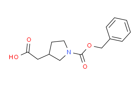 CAS No. 886362-65-8, 1-N-Cbz-Pyrrolidine-3-acetic acid
