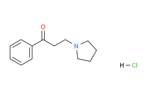 CAS No. 833-86-3, 1-Phenyl-3-(pyrrolidin-1-yl)propan-1-one hydrochloride