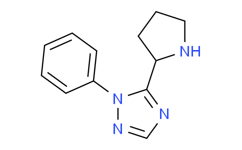 CAS No. 1707370-16-8, 1-Phenyl-5-(pyrrolidin-2-yl)-1H-1,2,4-triazole