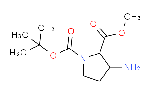 CAS No. 1779468-71-1, 1-tert-Butyl 2-methyl 3-aminopyrrolidine-1,2-dicarboxylate