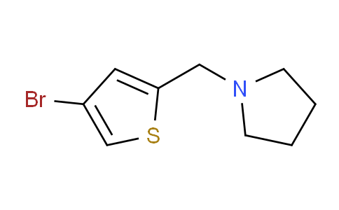 CAS No. 1248218-70-3, 1-[(4-Bromothiophen-2-yl)methyl]pyrrolidine