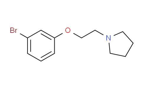 CAS No. 23136-18-7, 1-[2-(3-Bromophenoxy)ethyl]pyrrolidine