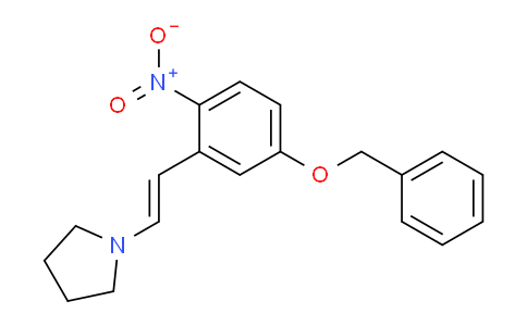 CAS No. 303187-63-5, 1-[2-(5-Benzyloxy-2-nitrophenyl)vinyl]pyrrolidine