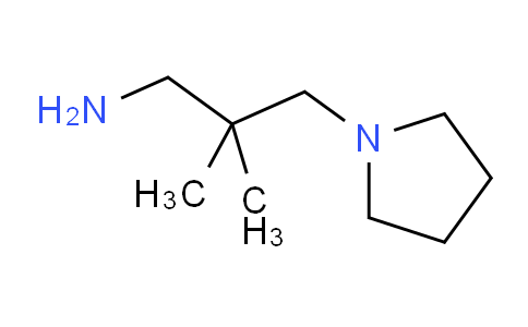 CAS No. 681247-27-8, 2,2-Dimethyl-3-(pyrrolidin-1-yl)propan-1-amine